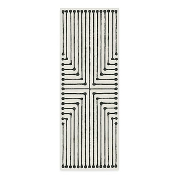 Stylish Machine Washable Runner Rug by Jonathan Adler