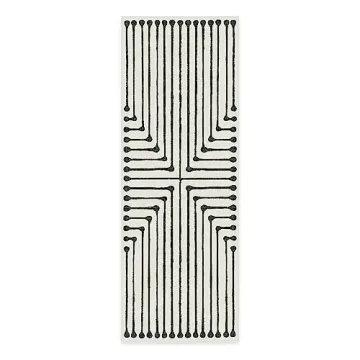 Stylish Machine Washable Runner Rug by Jonathan Adler