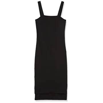 The Drop Amelia Strappy Midi Tank Dress - Luxe Ribbed Style