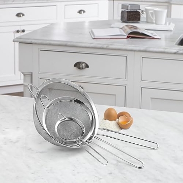 Cuisinart Mesh Strainers, 3 Count (Pack of 1) Set, CTG-00-3MS Silver