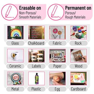 Mr. Pen- Chalk Markers, 6 Pack, Dual Tip, Vibrant Colors, 8 Labels, Chalkboard Markers, Liquid Chalk Markers, Chalk Pens, Chalk Markers for Blackboard, Chalk Board Marker Pens, Chalk Board Markers