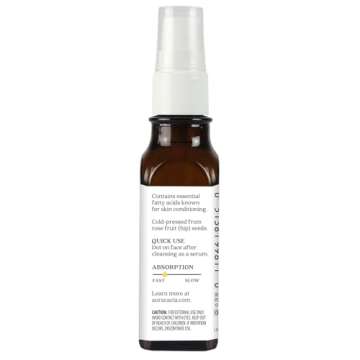 Aura Cacia - Organic Rosehip Oil | Certified Organic & Non-GMO Project Verified Skin Care | 1 fl. oz.