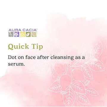 Aura Cacia - Organic Rosehip Oil | Certified Organic & Non-GMO Project Verified Skin Care | 1 fl. oz.