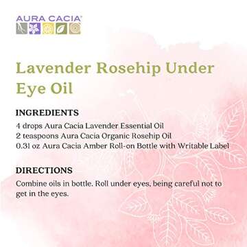 Aura Cacia - Organic Rosehip Oil | Certified Organic & Non-GMO Project Verified Skin Care | 1 fl. oz.