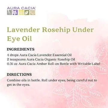 Aura Cacia - Organic Rosehip Oil | Certified Organic & Non-GMO Project Verified Skin Care | 1 fl. oz.