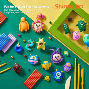 Shuttle Art Polymer Clay Kit with 50 Colors & Tools