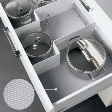 Non-Slip Washable Shelf Liner, 12" x 10' Size