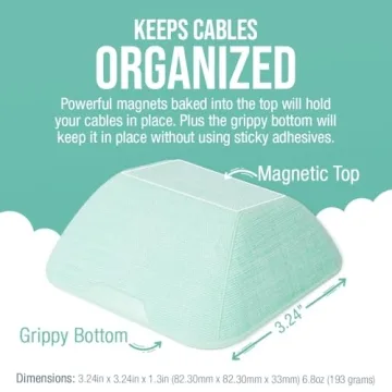 Smartish Magnetic Cord Holder - Stylish Cable Organizer