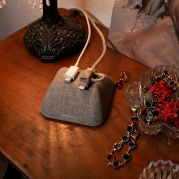 Smartish Magnetic Cord Holder - Stylish Cable Organizer