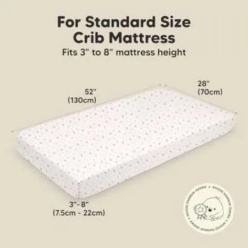 KeaBabies Organic Crib Sheets – Soft & Breathable