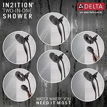Delta Arvo 14 Series Tub & Shower Trim Kit - Matte Black