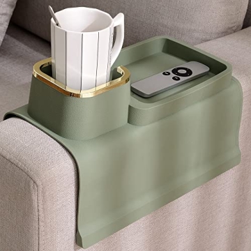 Elimiko Silicone Couch Cup Holder Tray - Anti-Spill & Anti-Slip Design