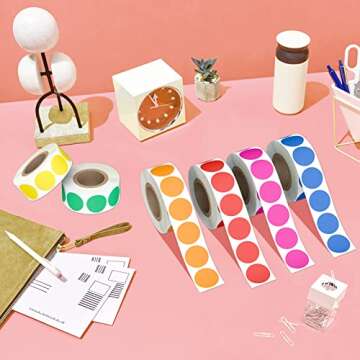 Misofuki 4000 PCS Garage Sale Price Stickers for Home