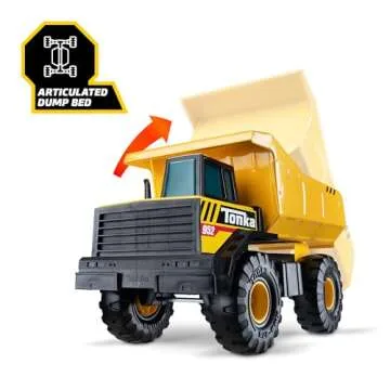 Tonka Steel Classics, Mighty Dump Truck – Made with Steel & Sturdy Plastic, Trucks for Boys, Girls, Toddler, Construction Toys, Birthday, Gift, Ages 3+