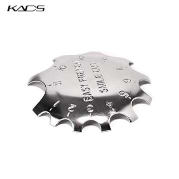 KADS Nail Art Manicure Edge Trimmer Nail Cutter Tool Nail Gel Easy French Smile Line Nail Acrylic Tool with 11 Sizes