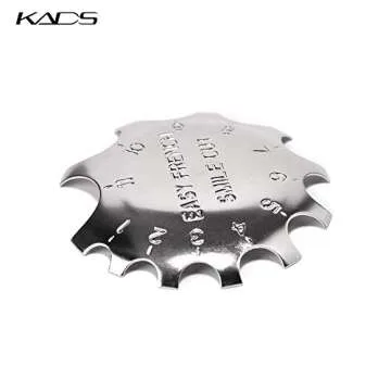 KADS Nail Art Manicure Edge Trimmer Nail Cutter Tool Nail Gel Easy French Smile Line Nail Acrylic Tool with 11 Sizes