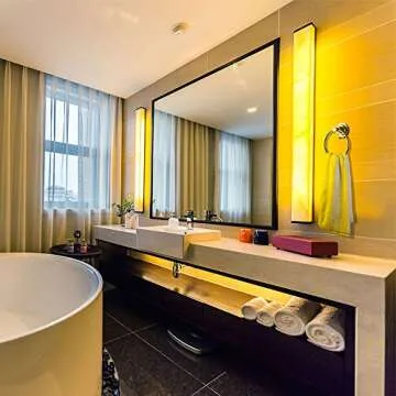 BOPai Drill Free Suction Cup Towel Ring for Easy Installation