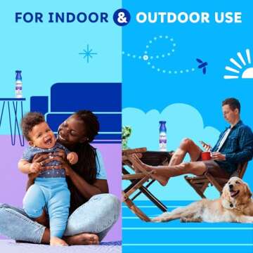 Zevo Flying Insect Bug Spray: Aerosol Spray Kills Fruit Flies, Gnats, Mosquitoes and Moths - for Indoor and Outdoor Use (2 Bottles)