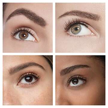 trestique Good Vibes Mascara, Refillable Mascara With Built-In Lash Curler, Sustainable Mascara Eye Makeup, Clean Beauty Black Mascara, Mascara With Curler