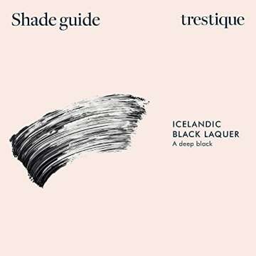 trestique Good Vibes Mascara, Refillable Mascara With Built-In Lash Curler, Sustainable Mascara Eye Makeup, Clean Beauty Black Mascara, Mascara With Curler