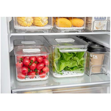 SANNO Produce Saver Food Storage Container Set for Freshness