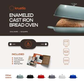 Krustic Dutch Oven for Professional Sourdough Baking