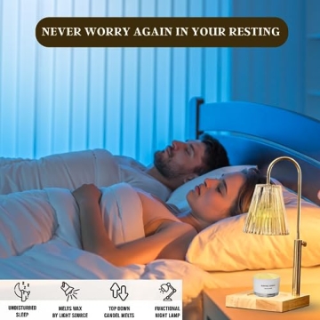 LUCHIA Electric Candle Lamp | Adjustable & Dimmable Wax Warmer