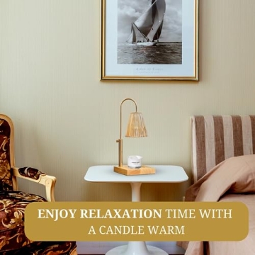 LUCHIA Electric Candle Lamp | Adjustable & Dimmable Wax Warmer