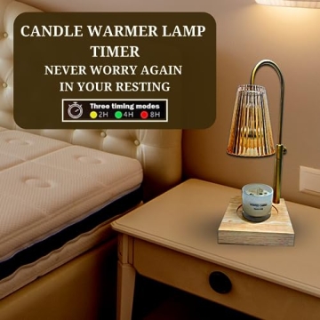 LUCHIA Electric Candle Lamp | Adjustable & Dimmable Wax Warmer
