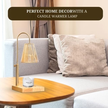 LUCHIA Electric Candle Lamp | Adjustable & Dimmable Wax Warmer