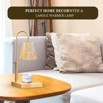 LUCHIA Electric Candle Lamp | Adjustable & Dimmable Wax Warmer