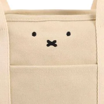 Hapitas Insulated Tote Bag, Perfect for Lunch, Character Bag, Thermal Bag, Shoulder Handbag, 2-Way, Miffy, Ivory Face, Miffy Ivory Face, One Size