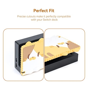 GeekShare Cute Switch Dock Cover - Soft Silicone Design