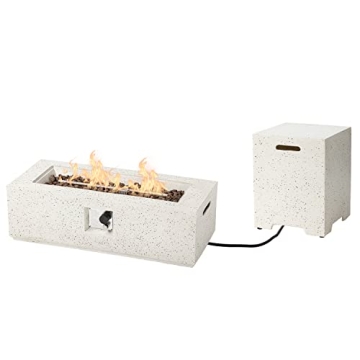 HOMPUS 50,000 BTU Outdoor Fire Pit Table for Cozy Gatherings