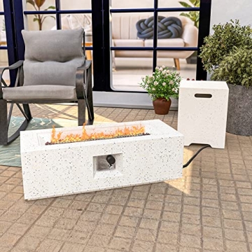 HOMPUS 50,000 BTU Outdoor Fire Pit Table for Cozy Gatherings