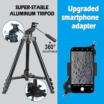 Celticbird High Powered Telescope for Adults with Backpack