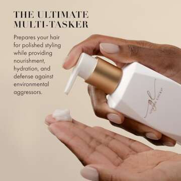 Goldie Locks Ultra Hydrating Leave-In Conditioner | Strengthens Hair & Detangles Unruly Hair | Gives All Day Hydration & UV Protection | Extension & Hair Color Safe, 5.1 Fl Oz