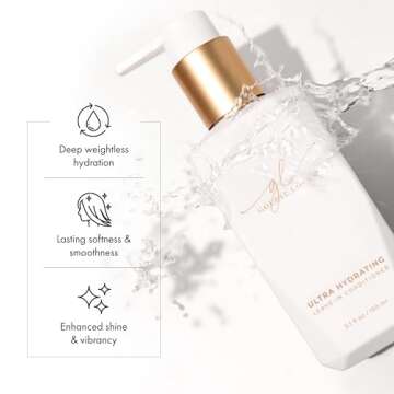 Goldie Locks Ultra Hydrating Leave-In Conditioner | Strengthens Hair & Detangles Unruly Hair | Gives All Day Hydration & UV Protection | Extension & Hair Color Safe, 5.1 Fl Oz