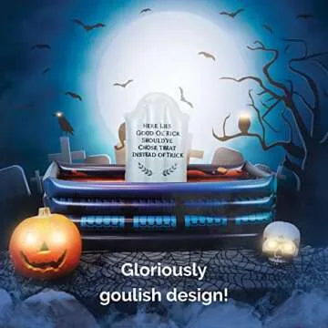 Inflatable Graveyard Halloween Drink Cooler for Parties