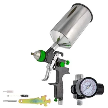 TCP Global Professional HVLP Spray Gun 2.5mm - Perfect for High Build Auto Paints