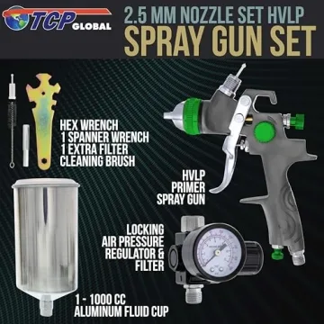 TCP Global HVLP Spray Gun for Heavy Bodied Paints