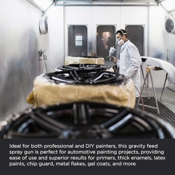 TCP Global HVLP Spray Gun for Heavy Bodied Paints