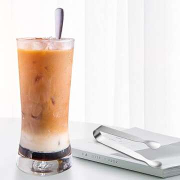 Ice Tongs Sugar Cubes Tongs - Stainless Steel Mini Serving Tongs Appetizers Tongs Small Metal Tongs for Tea Party Coffee Bar (6 PCS)