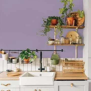 Glidden Interior Paint + Primer: Purple/Smoky Grape, One Coat, Eggshell, 1-Gallon