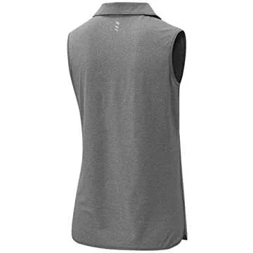 Stylish BGOWATU Women's Sleeveless Golf Polo - UPF 50+