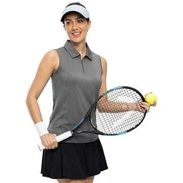 Stylish BGOWATU Women's Sleeveless Golf Polo - UPF 50+