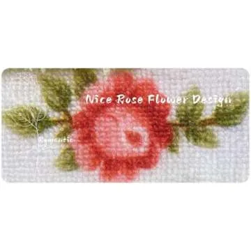 Stay Young Beautiful Rose Flower Area Rugs for Living Room Bedroom Super Soft Bathroom Rugs Non Slip Absorbent Bath Mat Floral Aesthetic Coquette Room Decor 17.71 x 49.21 Inch