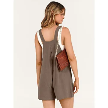 Stylish ANRABESS Women's Summer Casual Rompers Overalls