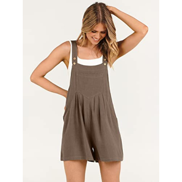 Stylish ANRABESS Women's Summer Casual Rompers Overalls