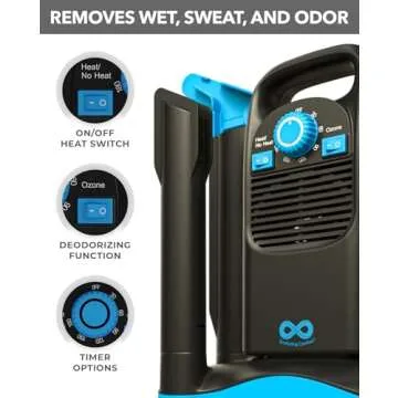 Fast Drying Boot Dryer and Deodorizer for All Footwear